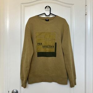 H&M Sweatshirt | Mustard/Brown | Size S